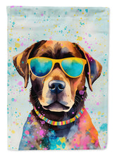 Load image into Gallery viewer, Chocolate Labrador Hippie Dawg House Flag