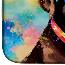 Load image into Gallery viewer, Chocolate Labrador Hippie Dawg Dish Drying Mat