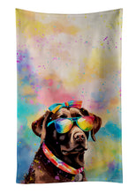 Load image into Gallery viewer, Chocolate Labrador Hippie Dawg Kitchen Towel