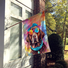 Load image into Gallery viewer, Chocolate Labrador Hippie Dawg House Flag