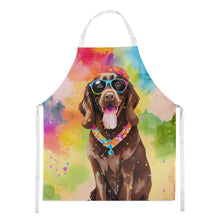 Load image into Gallery viewer, Chocolate Labrador Hippie Dawg Apron – Artist-Designed Kitchen, BBQ &amp; Craft Apron