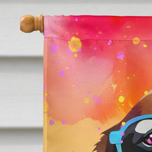 Load image into Gallery viewer, Chocolate Labrador Hippie Dawg House Flag