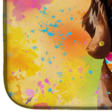Load image into Gallery viewer, Chocolate Labrador Hippie Dawg Dish Drying Mat