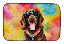Load image into Gallery viewer, Chocolate Labrador Hippie Dawg Dish Drying Mat