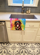 Load image into Gallery viewer, Chocolate Labrador Hippie Dawg Kitchen Towel