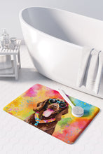 Load image into Gallery viewer, Chocolate Labrador Hippie Dawg Memory Foam Kitchen Mat