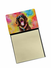 Load image into Gallery viewer, Chocolate Labrador Hippie Dawg Sticky Note Holder- Refiilable Desk Accessory Note Pad