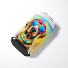 Load image into Gallery viewer, Chocolate Labrador Hippie Dawg Can or Bottle Hugger