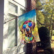 Load image into Gallery viewer, Chocolate Labrador Hippie Dawg House Flag