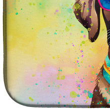 Load image into Gallery viewer, Chocolate Labrador Hippie Dawg Dish Drying Mat