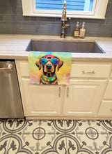 Load image into Gallery viewer, Chocolate Labrador Hippie Dawg Kitchen Towel