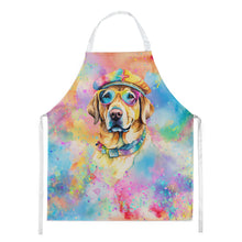 Load image into Gallery viewer, Yellow Labrador Hippie Dawg Apron – Artist-Designed Kitchen, BBQ &amp; Craft Apron