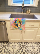 Load image into Gallery viewer, Yellow Labrador Hippie Dawg Kitchen Towel