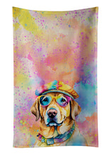 Load image into Gallery viewer, Yellow Labrador Hippie Dawg Kitchen Towel