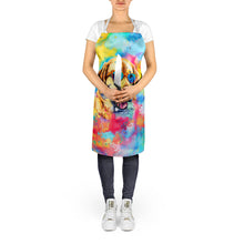 Load image into Gallery viewer, Yellow Labrador Hippie Dawg Apron – Artist-Designed Kitchen, BBQ &amp; Craft Apron