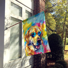 Load image into Gallery viewer, Yellow Labrador Hippie Dawg House Flag