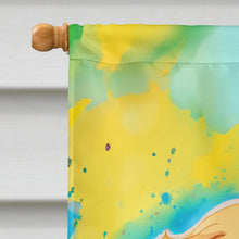 Load image into Gallery viewer, Yellow Labrador Hippie Dawg House Flag