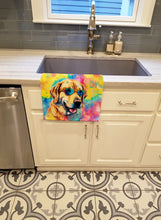 Load image into Gallery viewer, Yellow Labrador Hippie Dawg Kitchen Towel