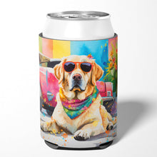 Load image into Gallery viewer, Yellow Labrador Hippie Dawg Can or Bottle Hugger