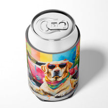 Load image into Gallery viewer, Yellow Labrador Hippie Dawg Can or Bottle Hugger
