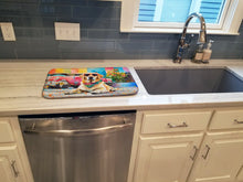 Load image into Gallery viewer, Yellow Labrador Hippie Dawg Dish Drying Mat