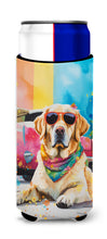 Load image into Gallery viewer, Yellow Labrador Hippie Dawg Slim Can Huggers – Fun, Functional Drink Coolers for Every Occasion