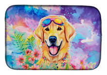 Load image into Gallery viewer, Yellow Labrador Hippie Dawg Dish Drying Mat