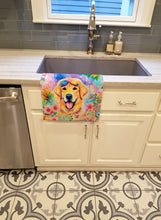 Load image into Gallery viewer, Yellow Labrador Hippie Dawg Kitchen Towel