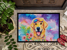 Load image into Gallery viewer, Yellow Labrador Hippie Dawg Doormat - 18X27 Indoor / Outdoor Rug | Made in USA