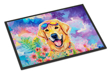 Load image into Gallery viewer, Yellow Labrador Hippie Dawg Doormat - 18X27 Indoor / Outdoor Rug | Made in USA