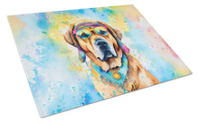 Load image into Gallery viewer, Mastiff Hippie Dawg Glass Cutting Boards – Durable, Decorative Kitchen Art Large