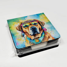 Load image into Gallery viewer, Mastiff Hippie Dawg PU Leather Note Paper Holder