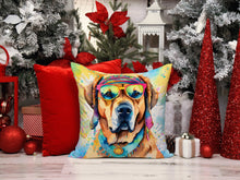 Load image into Gallery viewer, Mastiff Hippie Dawg Fabric Decorative Pillow