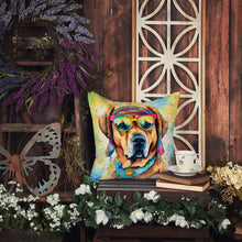 Load image into Gallery viewer, Mastiff Hippie Dawg Fabric Decorative Pillow