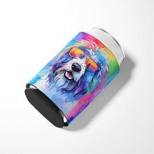 Load image into Gallery viewer, Old English Sheepdog Hippie Dawg Can or Bottle Hugger