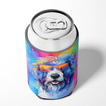 Load image into Gallery viewer, Old English Sheepdog Hippie Dawg Can or Bottle Hugger