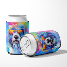 Load image into Gallery viewer, Old English Sheepdog Hippie Dawg Can or Bottle Hugger