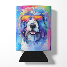 Load image into Gallery viewer, Old English Sheepdog Hippie Dawg Can or Bottle Hugger