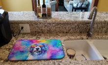Load image into Gallery viewer, Old English Sheepdog Hippie Dawg Dish Drying Mat