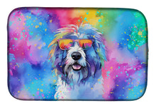 Load image into Gallery viewer, Old English Sheepdog Hippie Dawg Dish Drying Mat