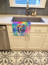 Load image into Gallery viewer, Old English Sheepdog Hippie Dawg Kitchen Towel