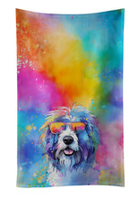 Load image into Gallery viewer, Old English Sheepdog Hippie Dawg Kitchen Towel