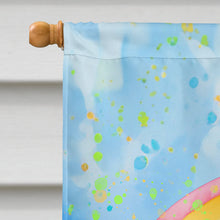 Load image into Gallery viewer, Old English Sheepdog Hippie Dawg House Flag