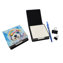 Load image into Gallery viewer, Old English Sheepdog Hippie Dawg PU Leather Note Paper Holder