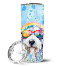 Load image into Gallery viewer, Old English Sheepdog Hippie Dawg Stainless Steel Skinny Tumbler