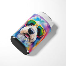 Load image into Gallery viewer, Old English Sheepdog Hippie Dawg Can or Bottle Hugger