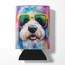 Load image into Gallery viewer, Old English Sheepdog Hippie Dawg Can or Bottle Hugger