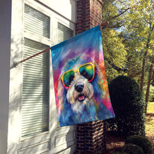 Load image into Gallery viewer, Old English Sheepdog Hippie Dawg House Flag