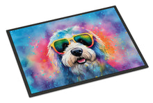 Load image into Gallery viewer, Old English Sheepdog Hippie Dawg Doormat - 24x36 Decorative Floor Mat – Indoor/Outdoor Rug with Artistic Flair