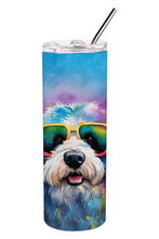 Load image into Gallery viewer, Old English Sheepdog Hippie Dawg Stainless Steel Skinny Tumbler